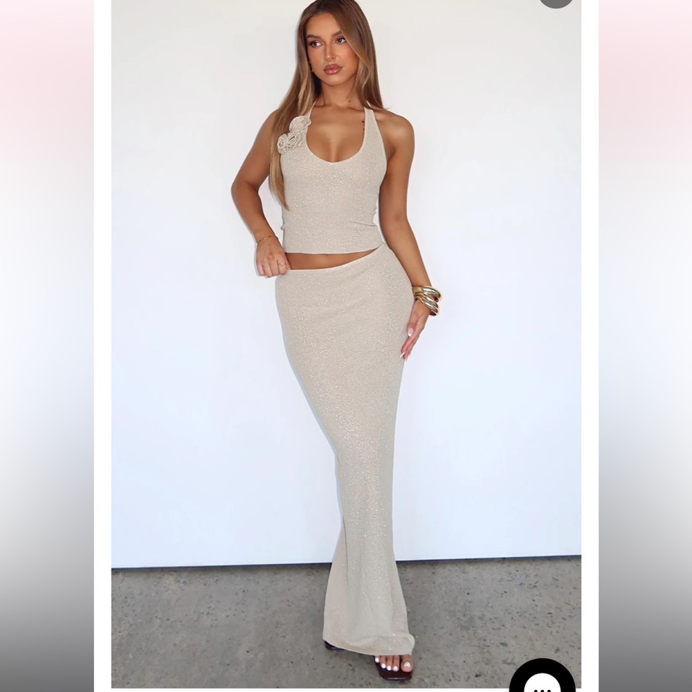 white fox Two-Piece Set
